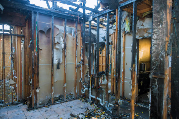 Professional Fire Damage Repair technician working in Purcellville, VA